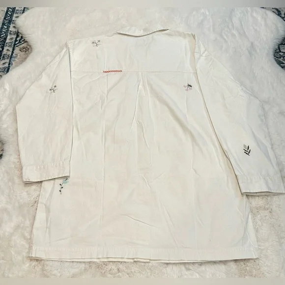 Women’s Vans 💯 % Cotton Micro Ditsy Floral Dress Marshmallow , Size M/L - Picture 6 of 6